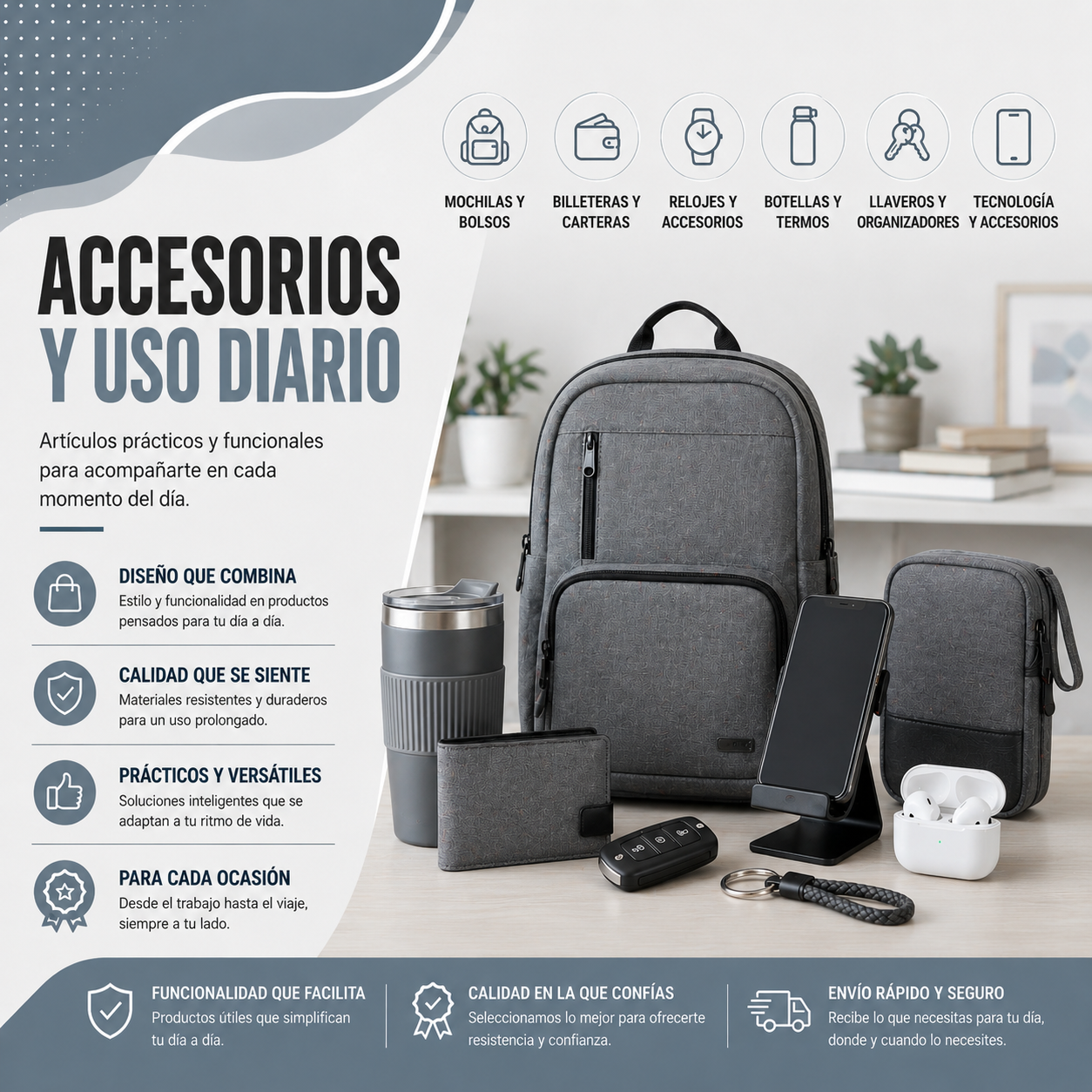 ACCESORIOS Y USO DIARIO