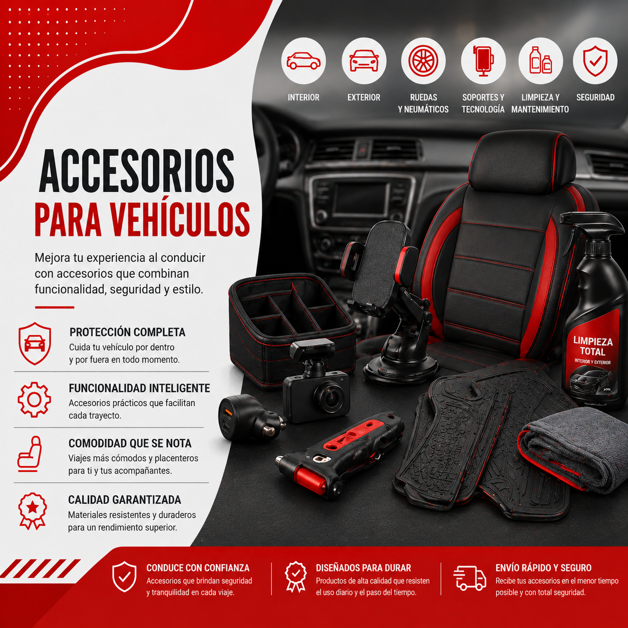 ACCESORIOS PARA VEHICULOS