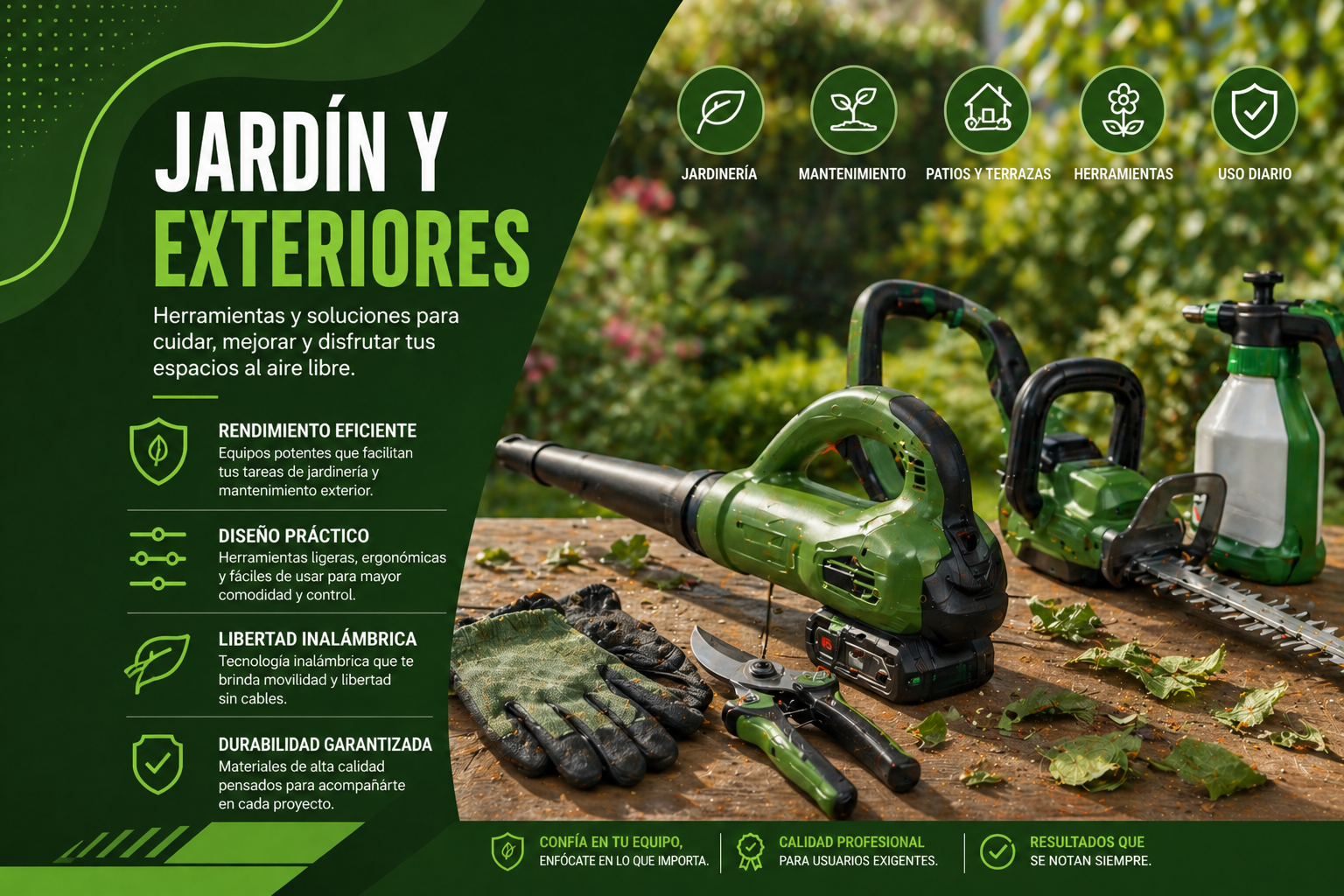 JARDÍN Y EXTERIORES