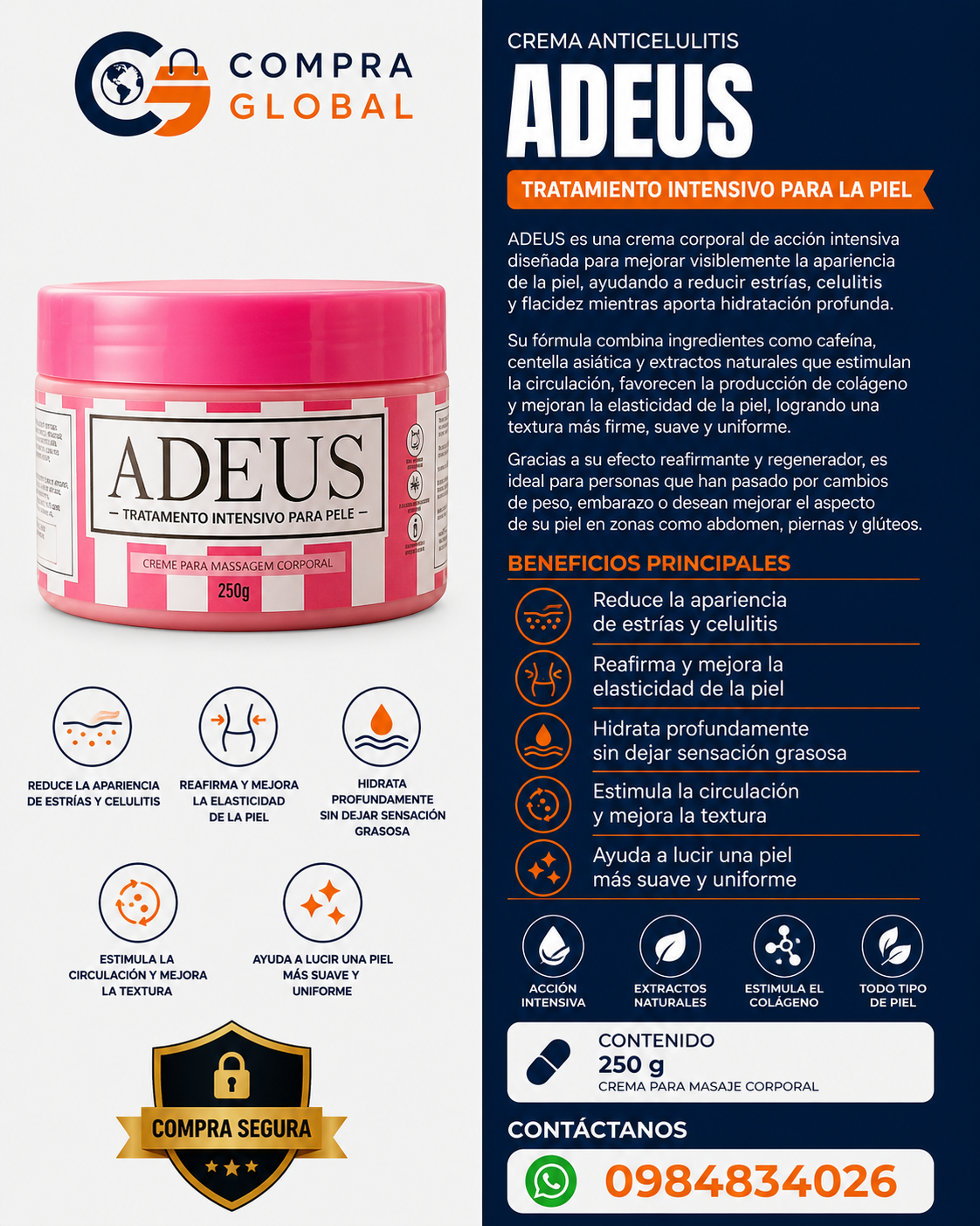 ADEUS CELLULITE CREAM