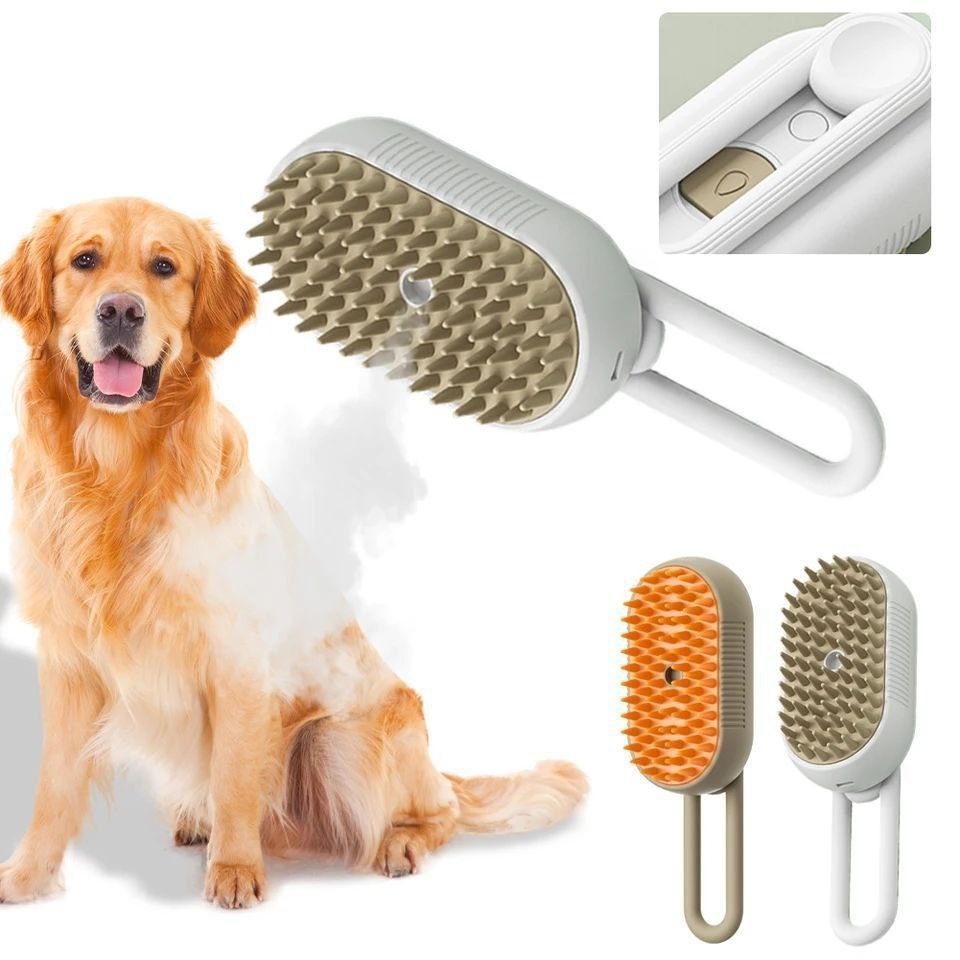 CEPILLO DE MASCOTAS CON MANGO