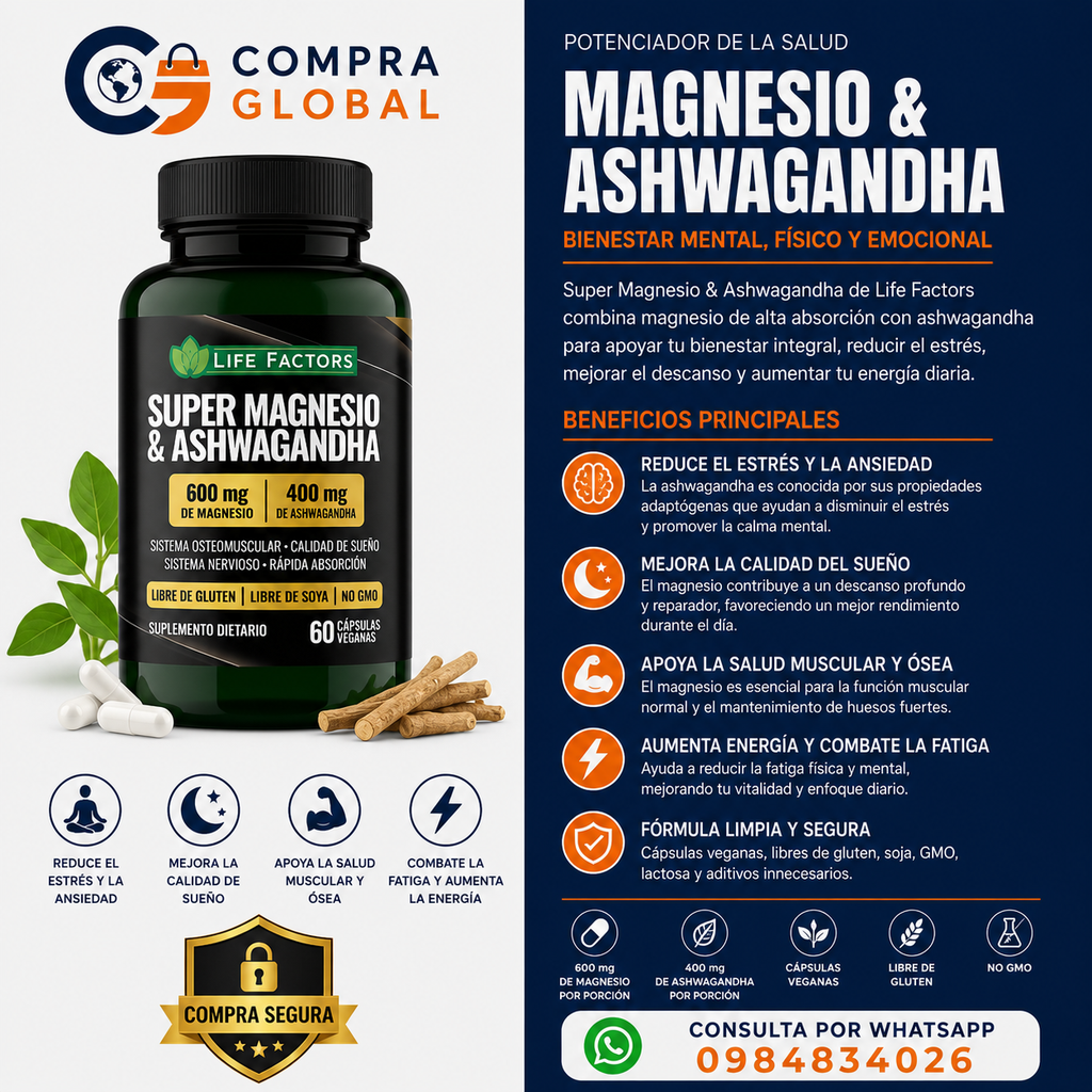 Super Magnesio Ashwagandha