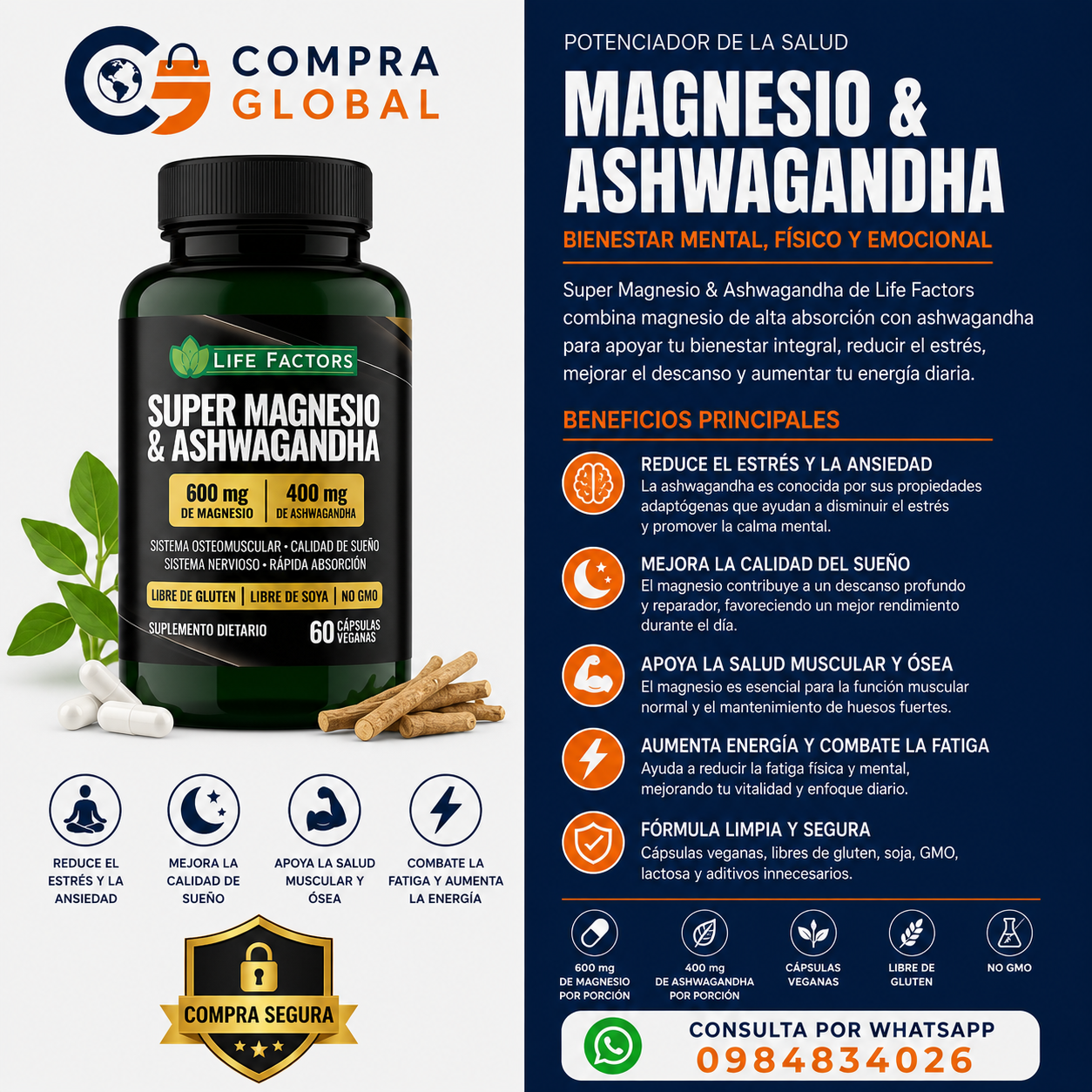 Super Magnesio Ashwagandha