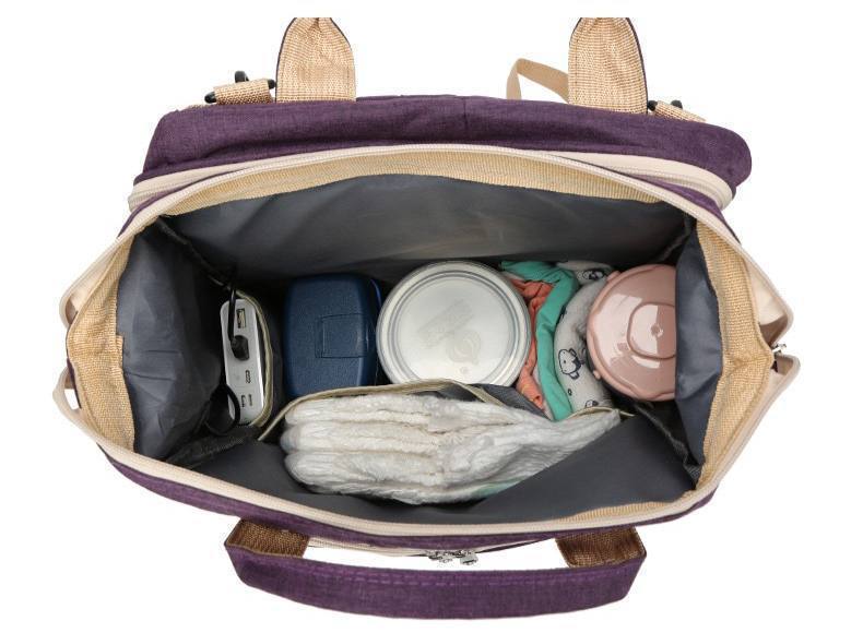 MOCHILA PAÑALERA CON CAMBIADOR