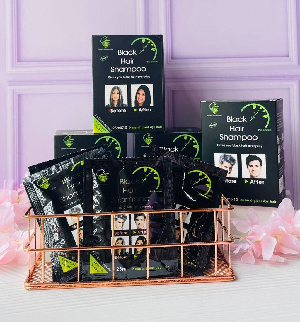 Shampoo Cubre Canas X10 Sobres Negro