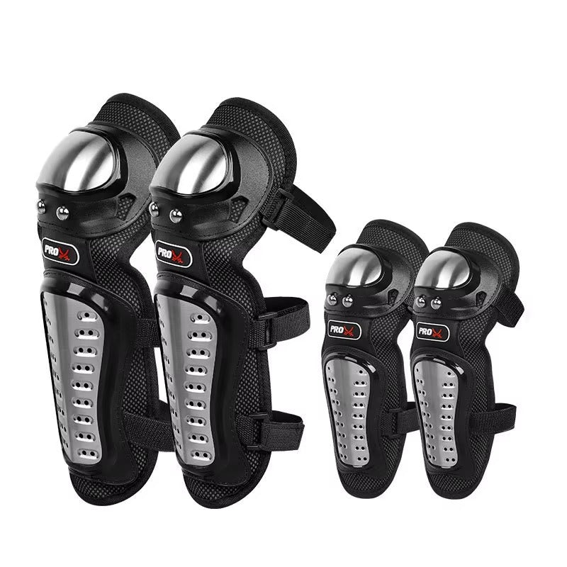 SET DE RODILLERAS Y CODERAS DE PROTECCIÓN PARA MOTOCICLETA Y MOTOCROSS (4PIEZAS)