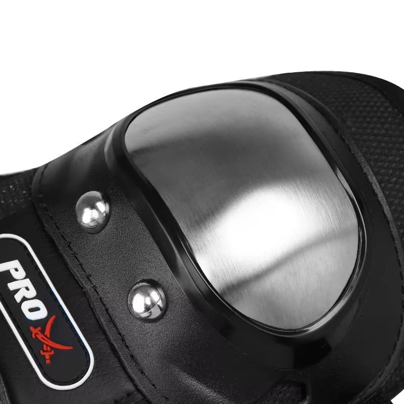 SET DE RODILLERAS Y CODERAS DE PROTECCIÓN PARA MOTOCICLETA Y MOTOCROSS (4PIEZAS)