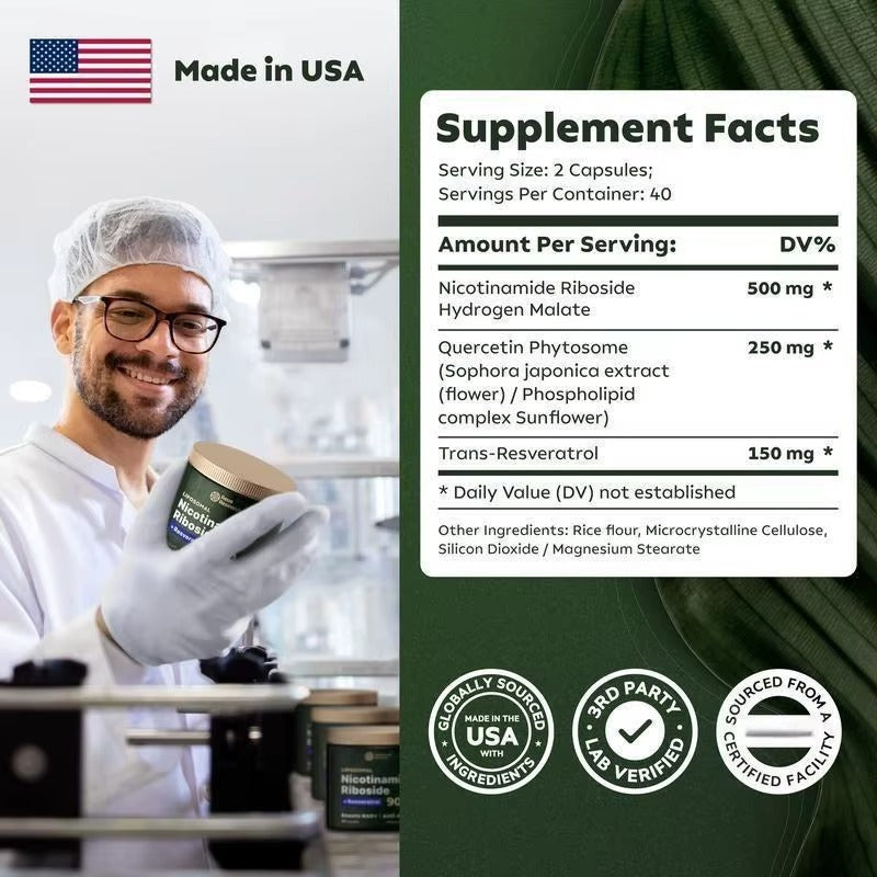 Liposomal Nad Nicotinamida Y Resveratrol