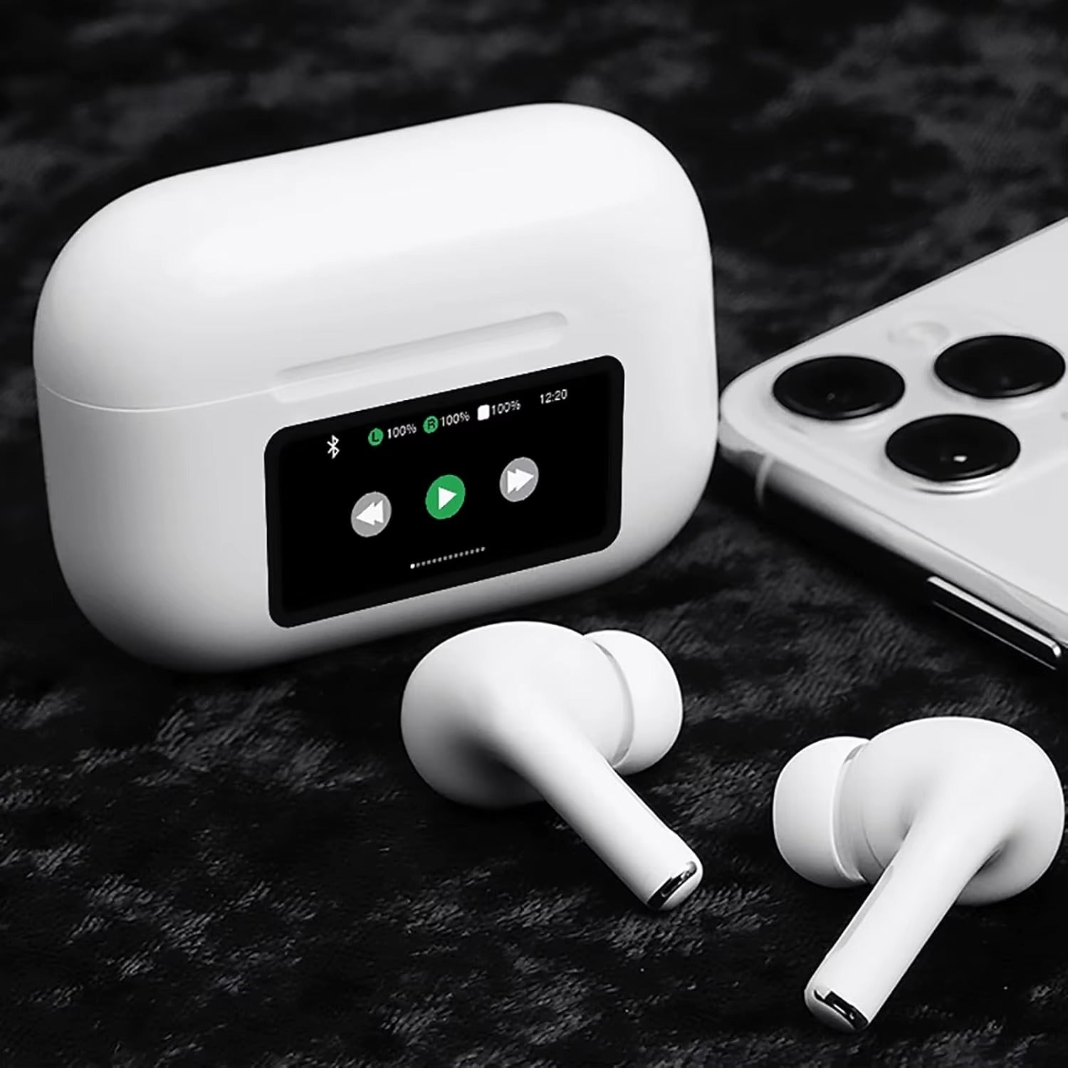 AUDIFONOS CON PANTALLA DIGITAL
