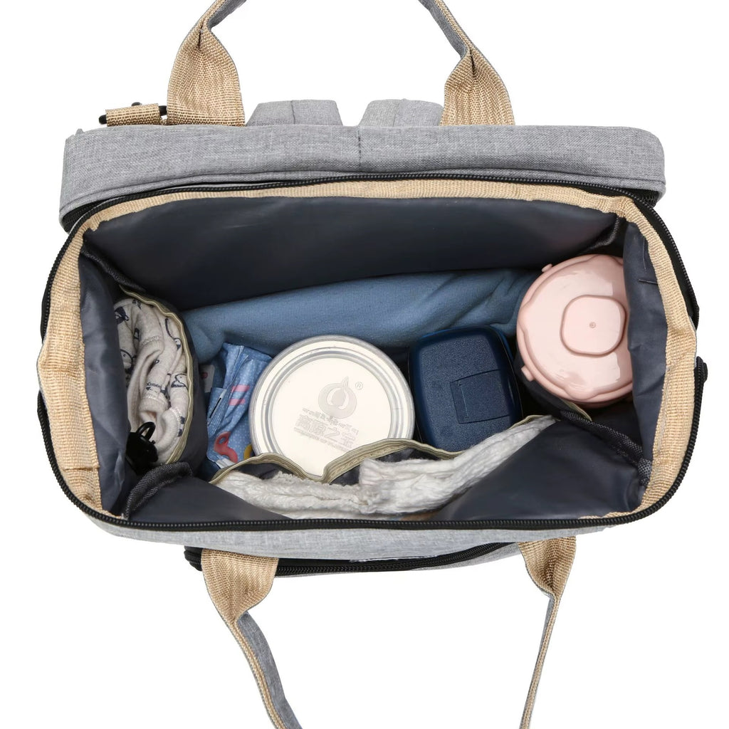 MOCHILA PAÑALERA CON CAMBIADOR