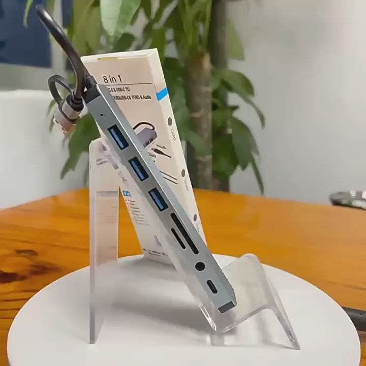 ADAPTADOR USB 8 EN 1